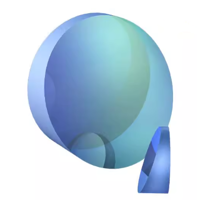 楔形窗口片，D25.4mm,T=5.0mm，材料：CaF2，未镀膜