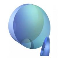 楔形窗口片，D12.7mm,T=3.0mm，材料：CaF2，未镀膜