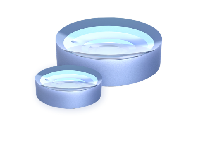 平凹透镜，D9.0mm，F=-18.0 mm，材料：N-SF11，AR/AR@1050-1700 nm