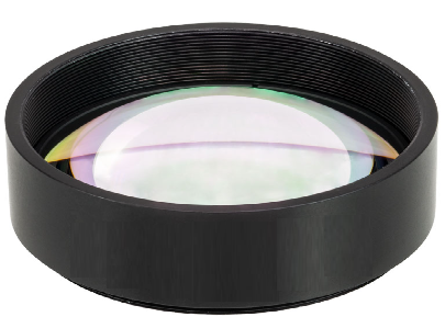 平凸透镜，D25.0 mm，F=50.0 mm，材料：N-BK7，AR/AR@400-1100 nm，安装于内径25.4 mm的标准透镜套筒