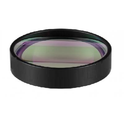 平凸圆形柱面透镜，UVFS，D25.4mm，F=75.0 mm，已安装，AR/AR@245-400 nm