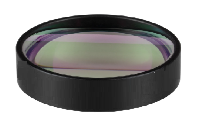 平凸圆形柱面透镜，UVFS，D25.4mm，F=100.0 mm，已安装,未镀膜