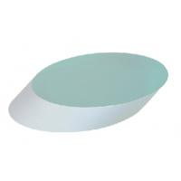 介质膜平面反射镜，椭圆形，25.4 mm &times; 35.9 mm，T=6.0 mm，材料：UVFS，反射膜R2：400-750 nm